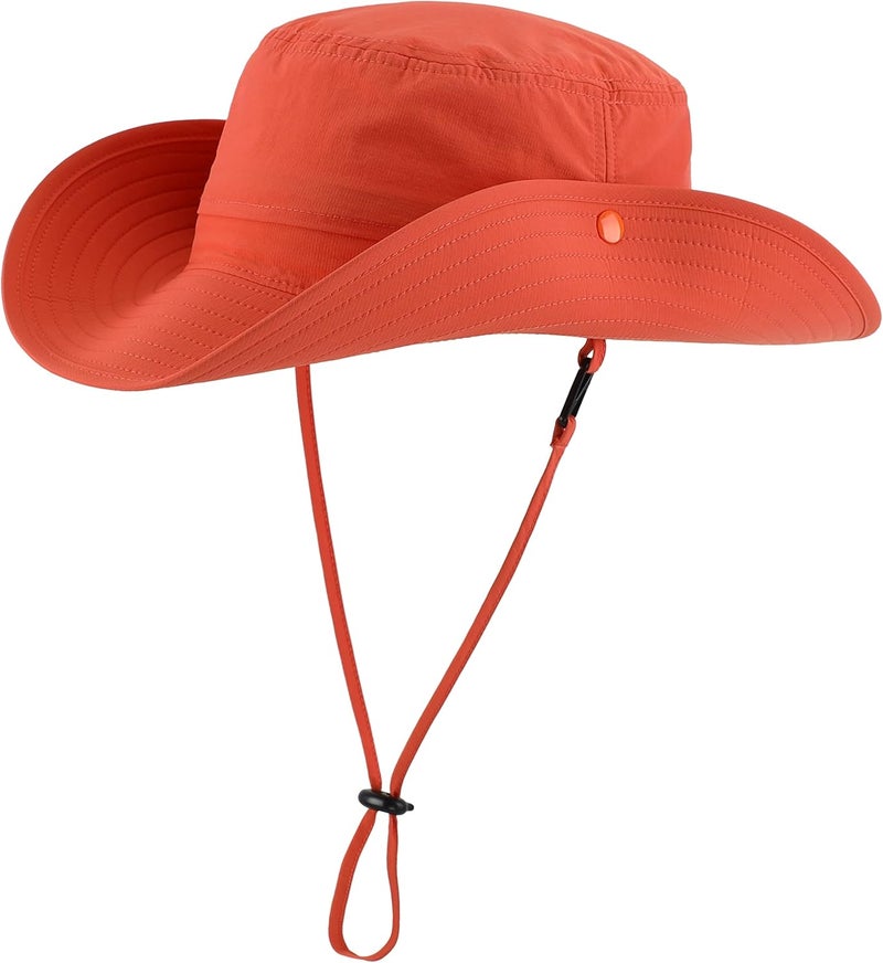 Connectyle Sun Hat for Men Women Outdoor UV Protection Safari Hat for Fishing Hiking Gardening Breathable Cowboy Hat UPF50 - Image 2